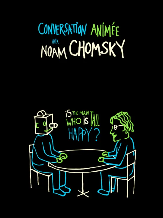 Conversation animée avec Noam Chomsky