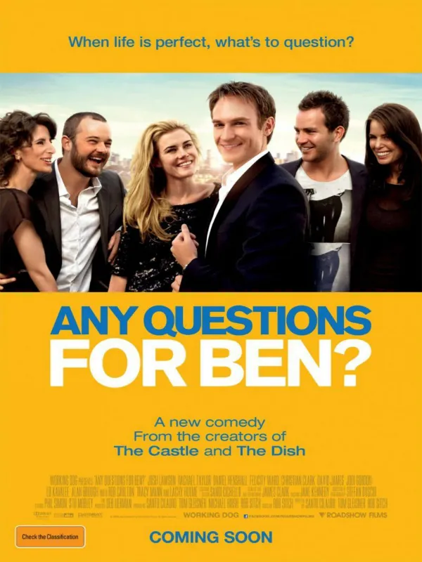 Any questions for Ben?