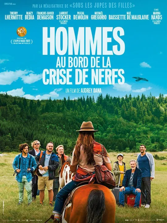 Homme au bord de la crise de nerfs