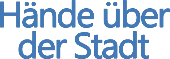 Hände über der Stadt title art image