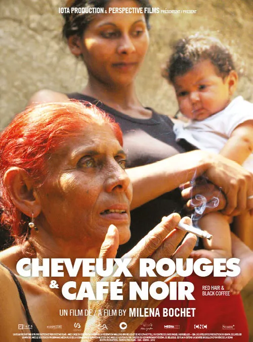 Cheveux rouges et café noir