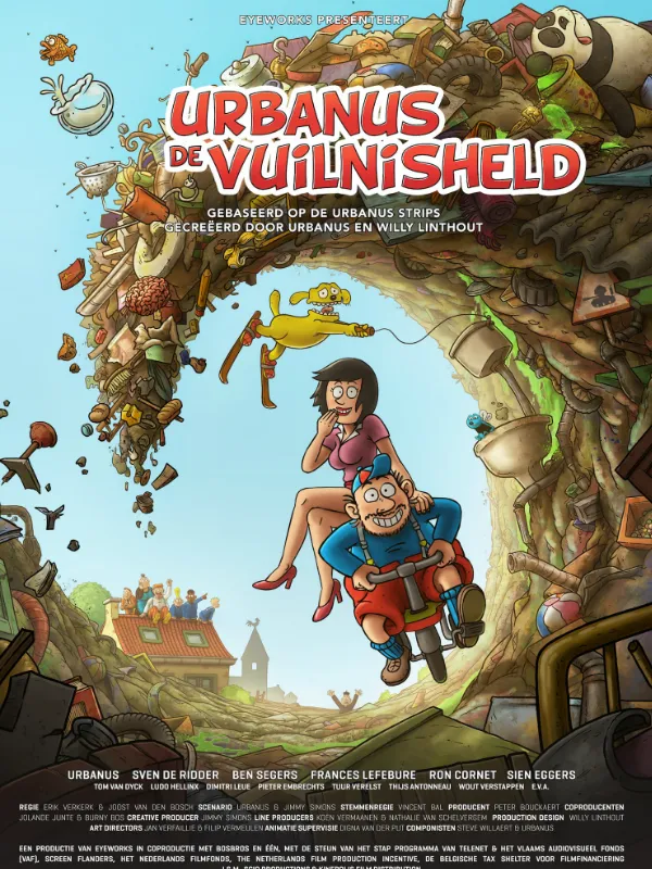 Cover van Urbanus: De Vuilnisheld