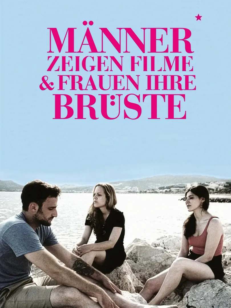 Männer zeigen Filme und Frauen ihre Brüste
