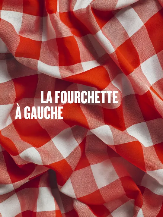 La fourchette à gauche