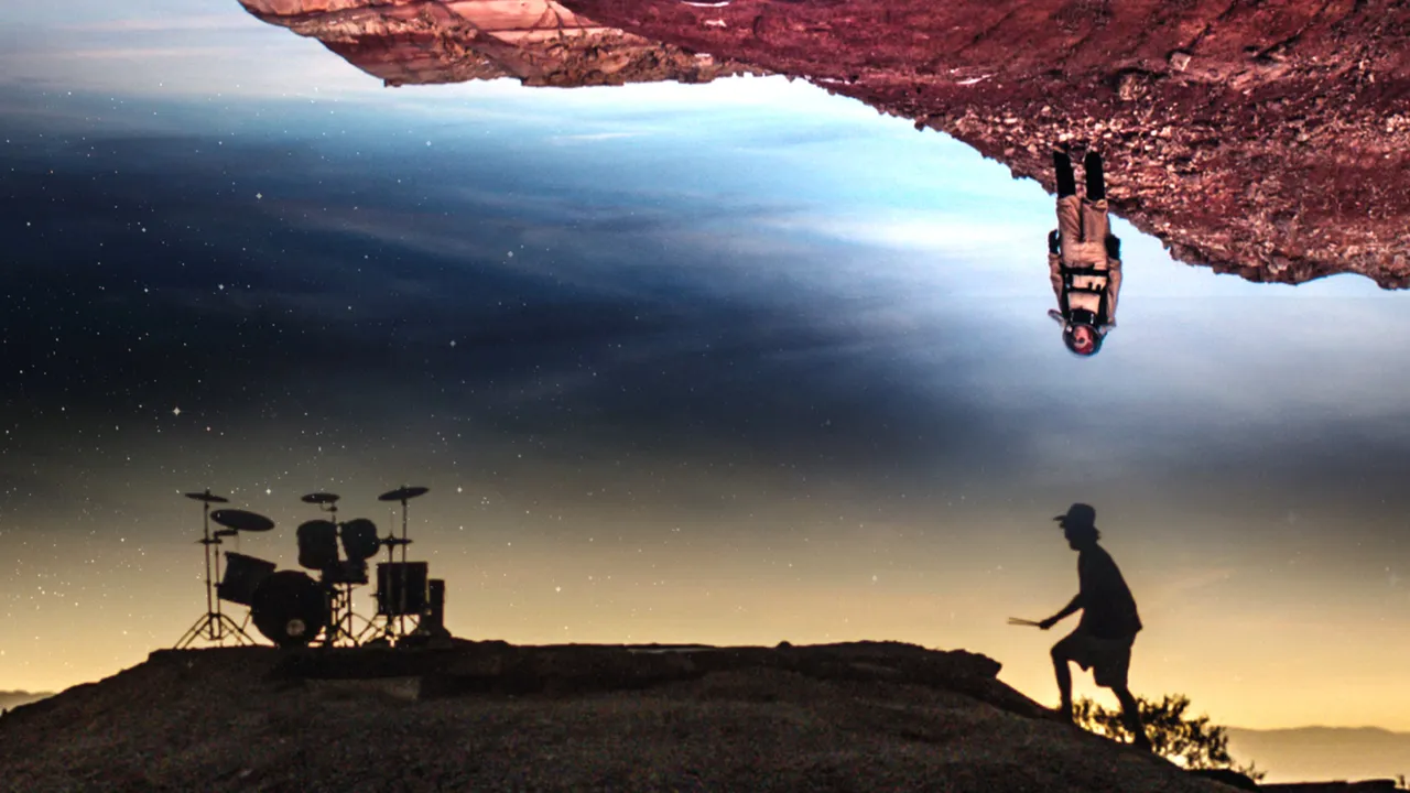 Above and Below background image